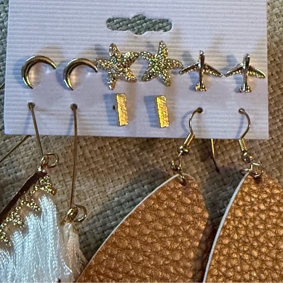 5 for $25! Contemporary Fashion Earrings Card of 6 - Picture 10 of 11